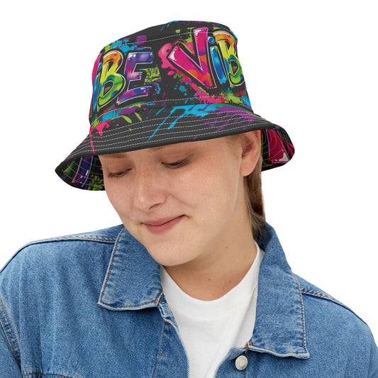 RETRO VIBE BUCKET CAP  – STREETWEAR EDITION  for Summer Festival Vibes